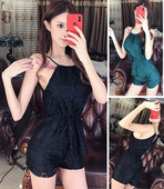 Set femei din două părți - maiou și pantaloni scurți în două culori