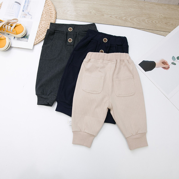 Model nou de pantaloni copii pentru baieti in trei culori