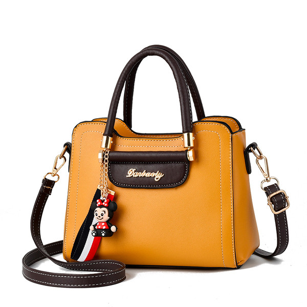 Geanta de dama din piele cu manere lungi si scurte in mai multe culori