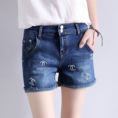 Pantaloni scurți casual de damă în două culori cu talie standard