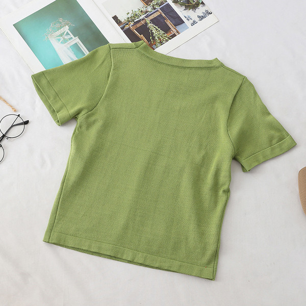 Tricou casual dama cu inscriptie in patru culori