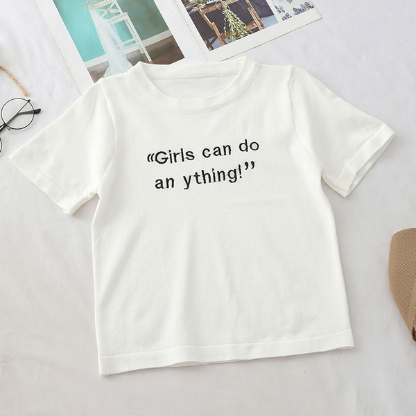 Tricou casual dama cu inscriptie in patru culori