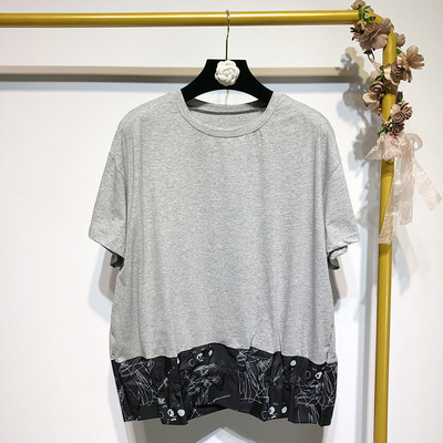 Tricou dama cu decolteu oval si maneci scurte in trei culori