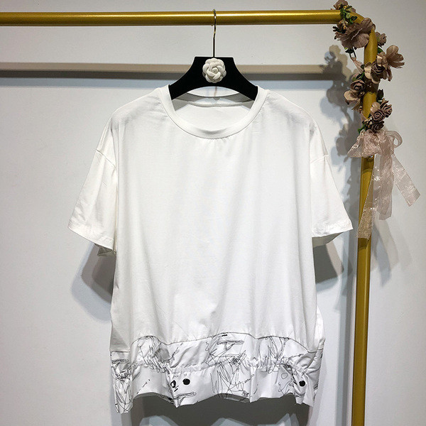 Tricou dama cu decolteu oval si maneci scurte in trei culori