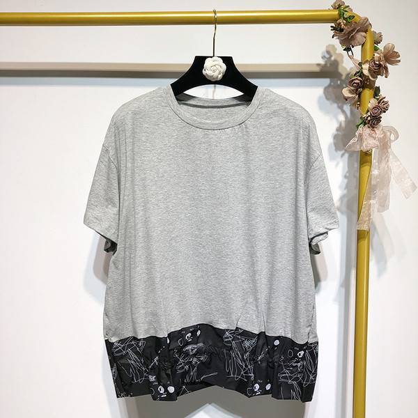 Tricou dama cu decolteu oval si maneci scurte in trei culori