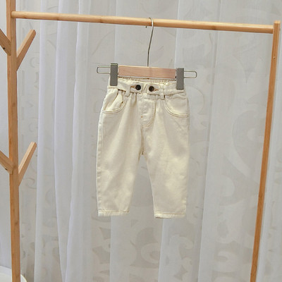 Pantaloni copii moderni pentru baieti cu nasturi