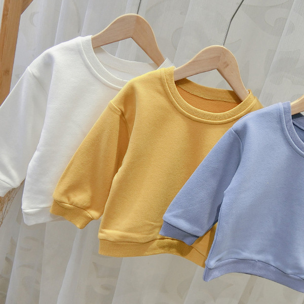 Bluza casual pentru copii pentru baieti in alb, galben si albastru