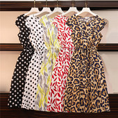 Ежедневна дамска рокля с връзки на талията в няколко цвята