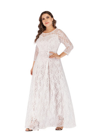 Rochie formala de dama cu decolteu O in patru culori