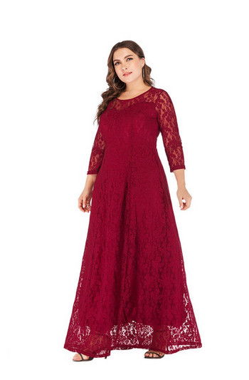 Rochie formala de dama cu decolteu O in patru culori