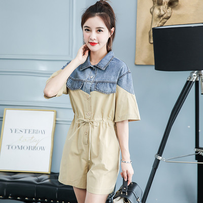 Νέες γυναικείες ολόσωμες φόρμες μοντέλου με κοντό μανίκι σε τρία χρώματα