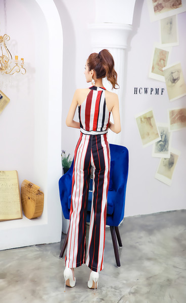 Γυναικεία ολόσωμη φόρμα ριγέ 