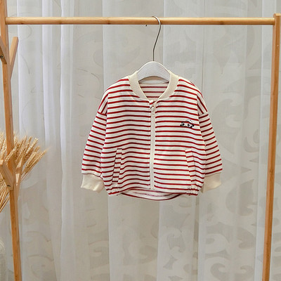 Hanorac pentru copii model nou pentru baieti cu fermoar in doua culori