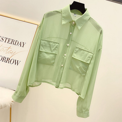 Cămașă de damă modernă cu guler în mai multe culori