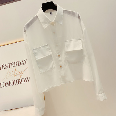 Cămașă de damă modernă cu guler în mai multe culori