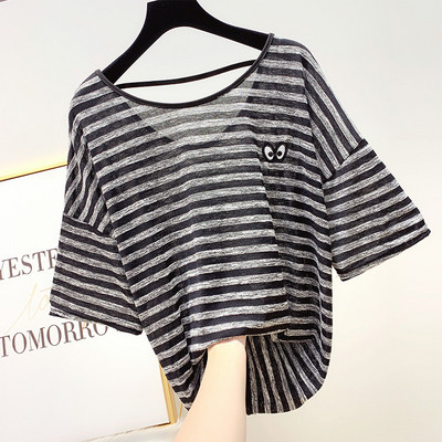 Bluza de dama cu decolteu O in trei culori