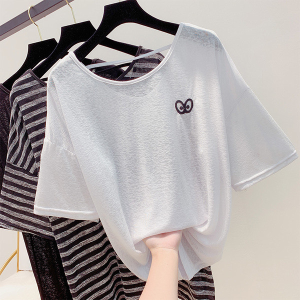 Bluza de dama cu decolteu O in trei culori