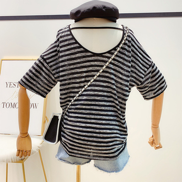 Bluza de dama cu decolteu O in trei culori