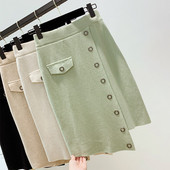 Fusta asimetrica de dama cu talie inalta