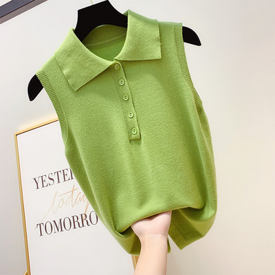 Дамски потник с яка и копчета в няколко цвята