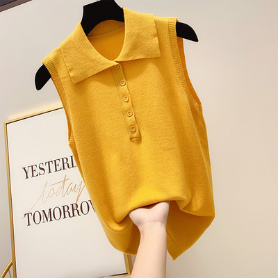 Дамски потник с яка и копчета в няколко цвята