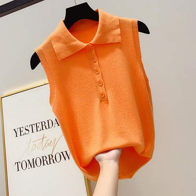 Дамски потник с яка и копчета в няколко цвята