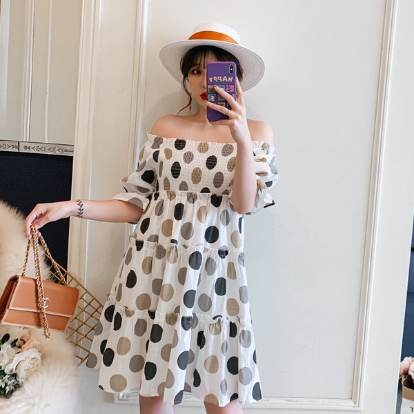 Ежедневна дамска рокля широк модел от XL до 5XL 