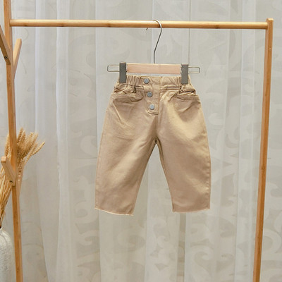 Pantaloni copii pentru baieti cu nasturi - doua culori