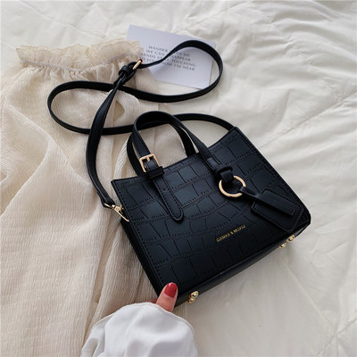 Geanta casual dama din piele ecologica cu manere scurte si lungi in diferite culori