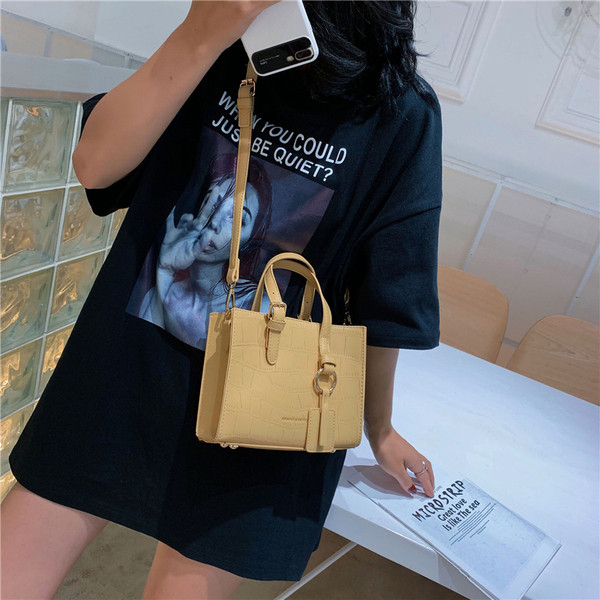 Geanta casual dama din piele ecologica cu manere scurte si lungi in diferite culori