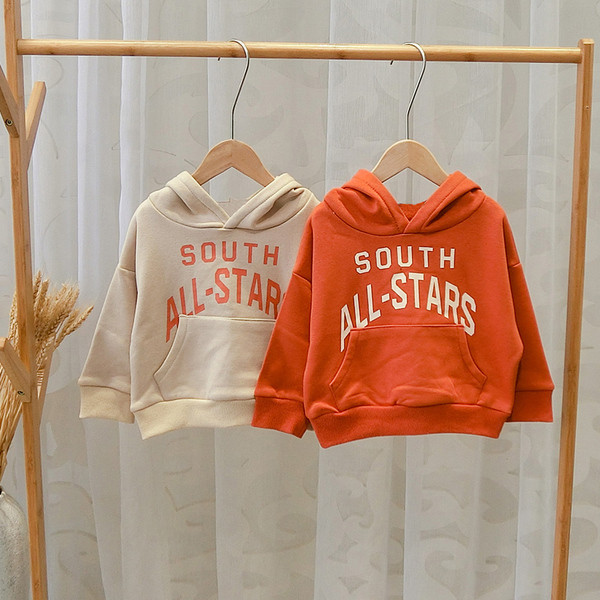 Hanorac zilnic pentru copii cu glugă în două culori pentru băieți