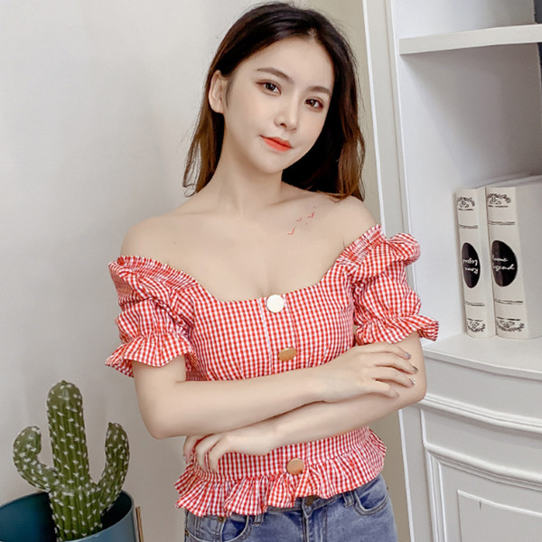 Bluza dama in carouri actuala in mai multe culori