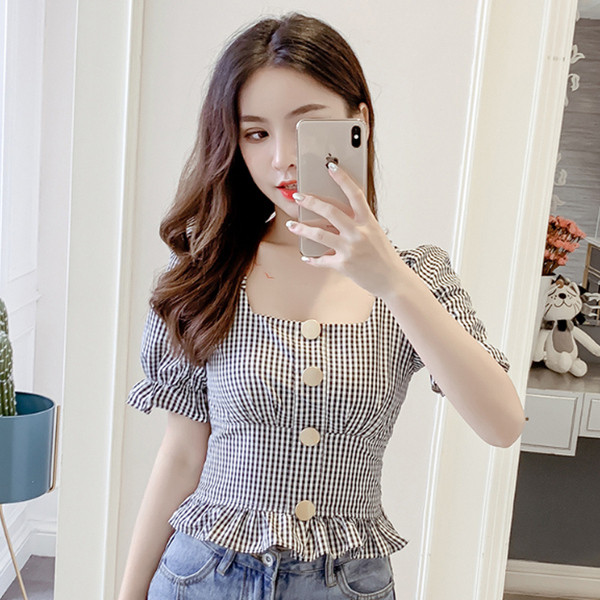 Bluza dama in carouri actuala in mai multe culori