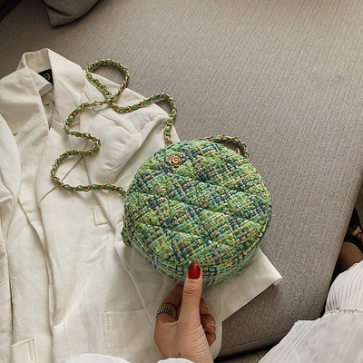 Geanta mica de dama eleganta cu forma rotunda in mai multe culori