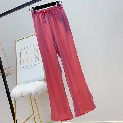 Дамски панталон с висока талия и ластик в четири цвята