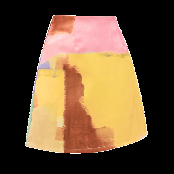 Fusta dama casual cu talie inalta - model drept