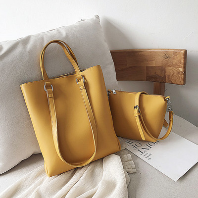 Set doua genti de dama din piele ecologica in mai multe culori