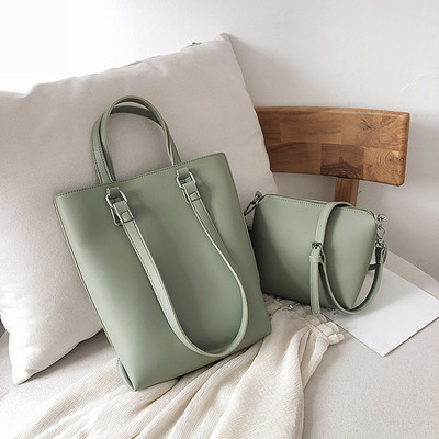 Set doua genti de dama din piele ecologica in mai multe culori