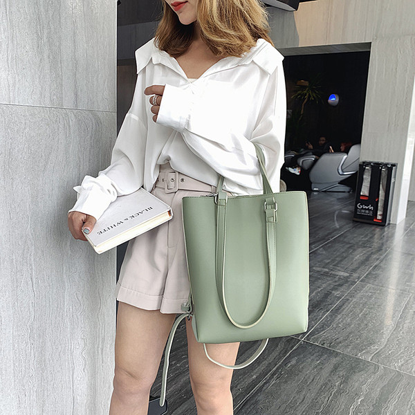 Set doua genti de dama din piele ecologica in mai multe culori