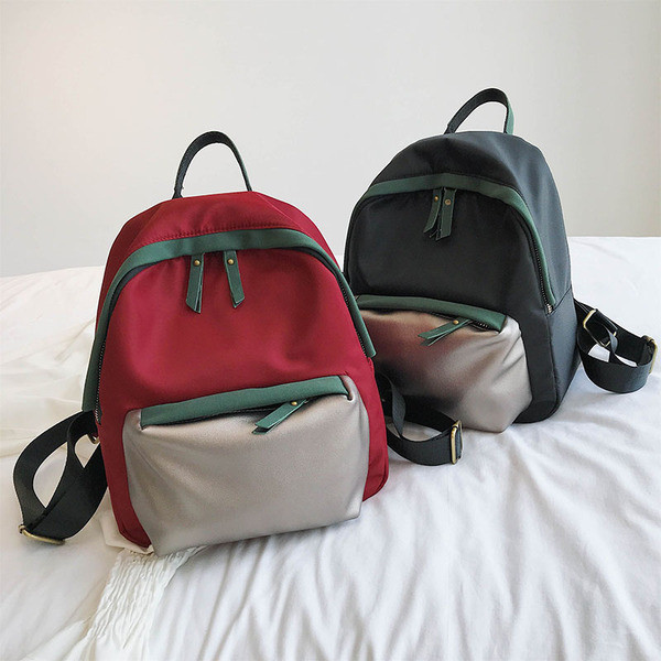 Rucsac de damă de zi cu zi cu buzunar frontal în mai multe culori