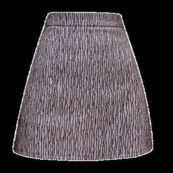 Fusta de dama moderna in doua culori cu talie inalta