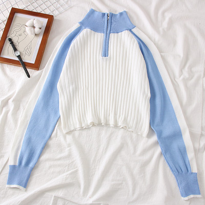 Bluza de dama model nou cu guler polo in trei culori