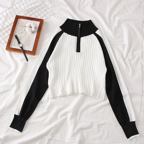 Bluza de dama model nou cu guler polo in trei culori