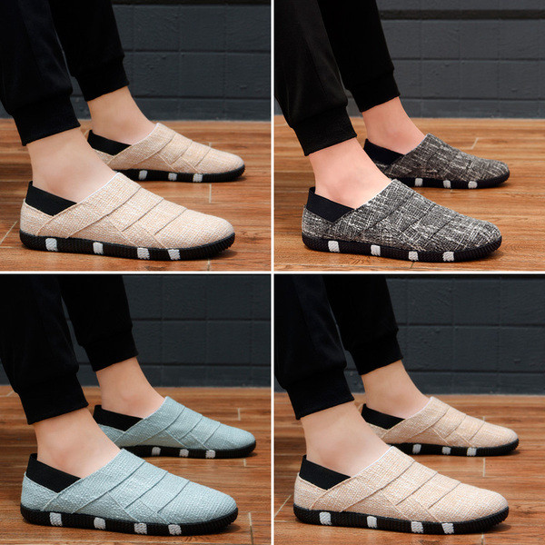 Mocasini moderni pentru bărbați cu talpă plată - în trei culori