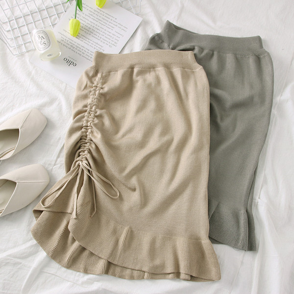 Нов модел дамска пола с връзки - няколко цвята