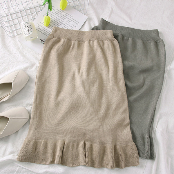 Нов модел дамска пола с връзки - няколко цвята