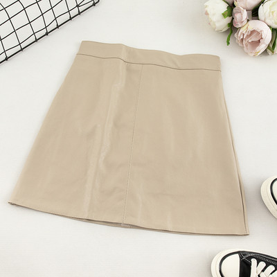 Fusta dama model uni din piele ecologica in diferite culori