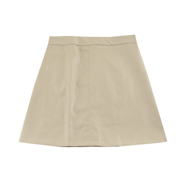 Fusta dama model uni din piele ecologica in diferite culori