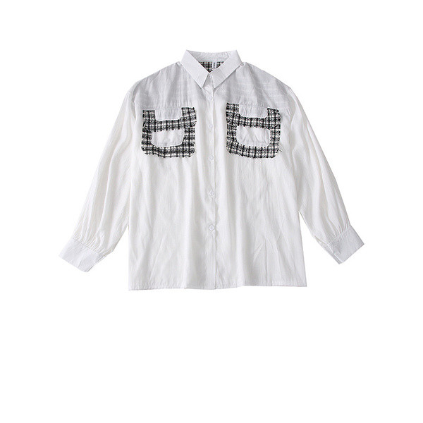 Camasa de dama model nou cu buzunare in mai multe culori