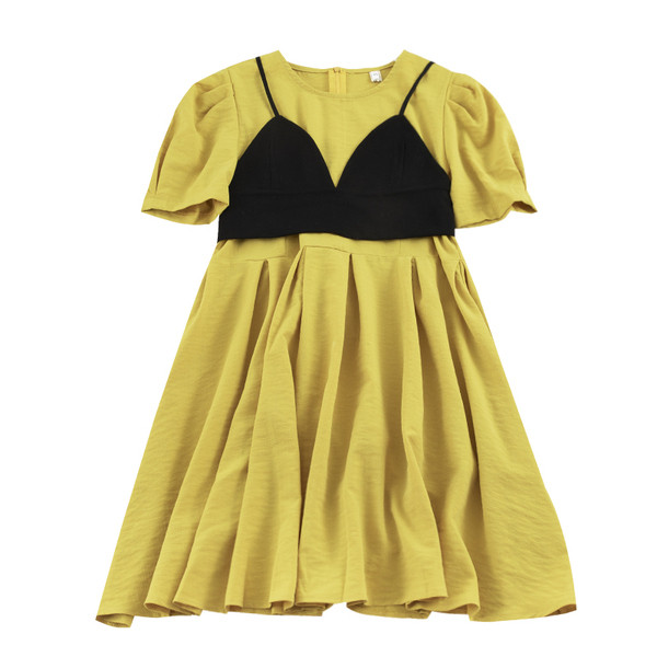 Rochie moderna de dama cu maneci scurte in trei culori